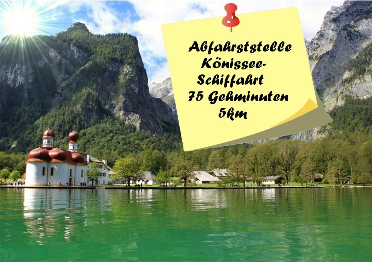 G & H Ferienwohnungen Appartement Untersberg 贝希特斯加登 外观 照片